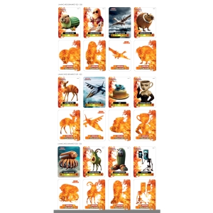 Laminovan sbratelsk kartiky BrainRot