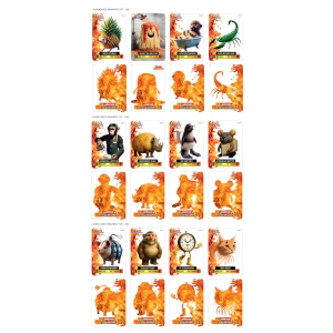 Laminovan sbratelsk kartiky BrainRot