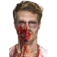 Latex Make-up Zombie čeľusť