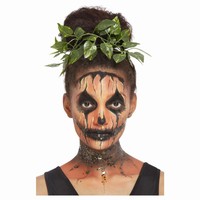 HALLOWEEN MAKE-UP set Zombie tekvica s listami