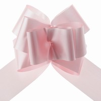 Mašlička svadobná ružová 50 mm, 5 ks