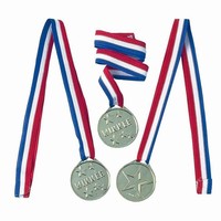 Medaile plastové 12 ks