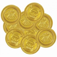 Mince plastové zlaté 30 ks
