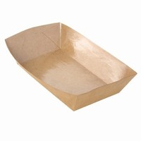 Misky papierov kraftov obdnikov 550 ml, 21 x 12 cm (8 ks)