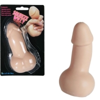 Stláčací gumový penis 13 x 6 cm
