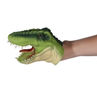 Maňuška dinosaurus zelená 15 cm