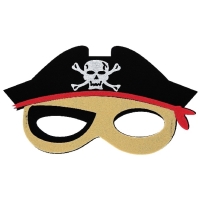 Maska papierová pirátska 1 ks