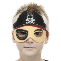Maska plstená Pirát