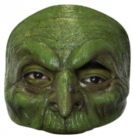 Maska stará čarodejnica zelená