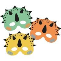 Masky Dino Roars 6 ks