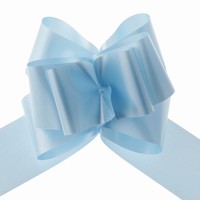 Mašlička svadobná modrá 50 mm, 5 ks