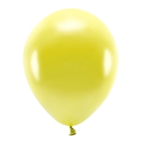 Metalizovan eko balnky 30cm lut (1 balen / 100 ks)