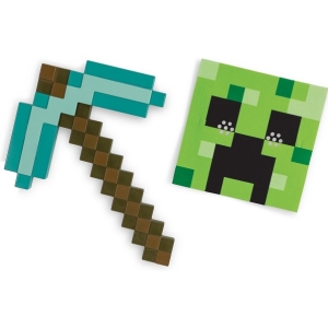 Minecraft set - maska a krumpáč