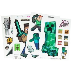 Minecraft samolepky na sklo