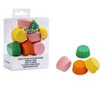 Mini koky na pralinky mix farieb 27 mm 200 ks