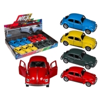 Model auta na zotrvank VW Beetle 1960 mix farieb 1 ks