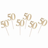 NAPICHOVTKA slica 50 zlat 10cm 6ks