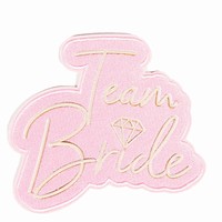 Nažehľovacia nášivka Team Bride 6 ks