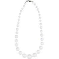 Náhrdelník perlový biely Charleston