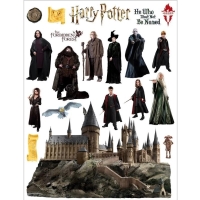 Nlepky Mini Harry Potter Rokfortsk hrad 13,2 x 16,5 cm