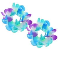 Náramky havajské modro-fialovej 2 ks