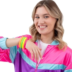 N�ramky neonov� Disco 80. l�ta 4 ks