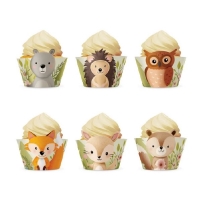 Obal na muffiny Lesn zvtka 6 ks
