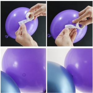 Samolepicí oboustranné terčíky na balónky 100 ks