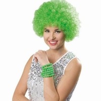 PAROCHŇA dámska zelená Afro neónová