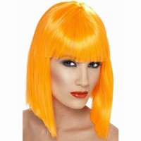PARUKA Glam neonov oranov