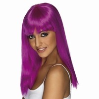 PARUKA Glamourama neonov fialov