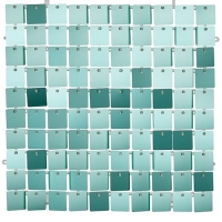 Panel dekoran, tyrkysov farba, 30x30 cm