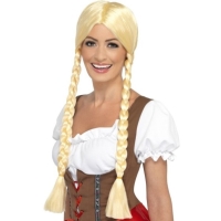 Parocha blond vrkoe Bavorsk dieva