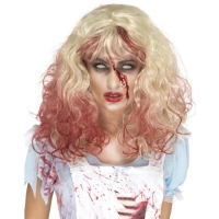 Parochňa blond krvavá Zombie Alica
