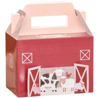 Personalizované párty boxy na výslužku Farma 20 x 18 x 12 cm 5 ks