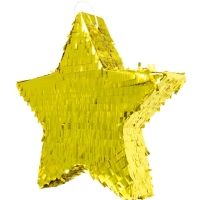Piňata Zlatá hviezda 45 cm