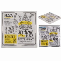 Pizza party servtky 33x33 cm, 20 ks