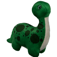 Plyšová hračka Dinosaurus tmavo zelený 16 cm 1 ks