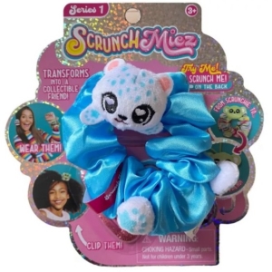 Plyšová třpytivá gumička a zvířátko 2v1 ScrunchMiez