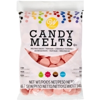 Poleva Candy Melts ružová 340 g.