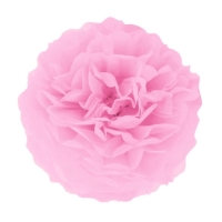 Pom pom svetlo ruov 25 cm