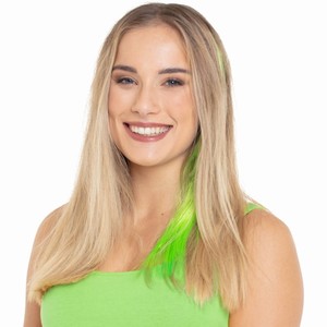 PRAMEN vlasů neonově zelený