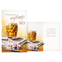 Pn srden Vechno nejlepk 50. narozeninm s pivem