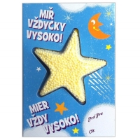 Prianie s plastelnou PlayFoam Hviezda, Mier vdy vysoko