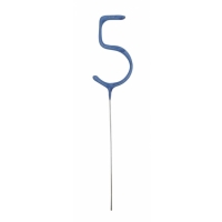 Prskavka glitrová číslica 5 modrá 17,8 cm