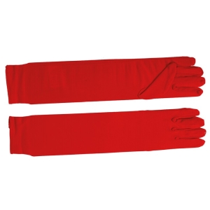 Rukavice �erven� dlouh� 42 cm