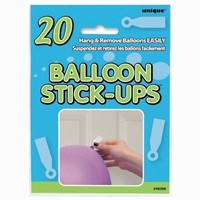 Samolepiace terčíky na balóniky 20 ks