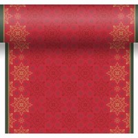 erpa papierov v rolke Dunicel erven s ornamentom ve. 51 x 420 x 51, 1 ks, perforcia kadch 40 cm