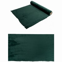 ŠERPA stolová Velur tmavě zelený 28cmx3m