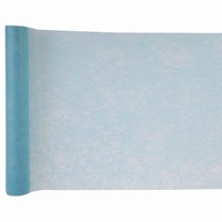 ŠERPA stolová netkaná textilie nebesky modrá 30cmx5m
